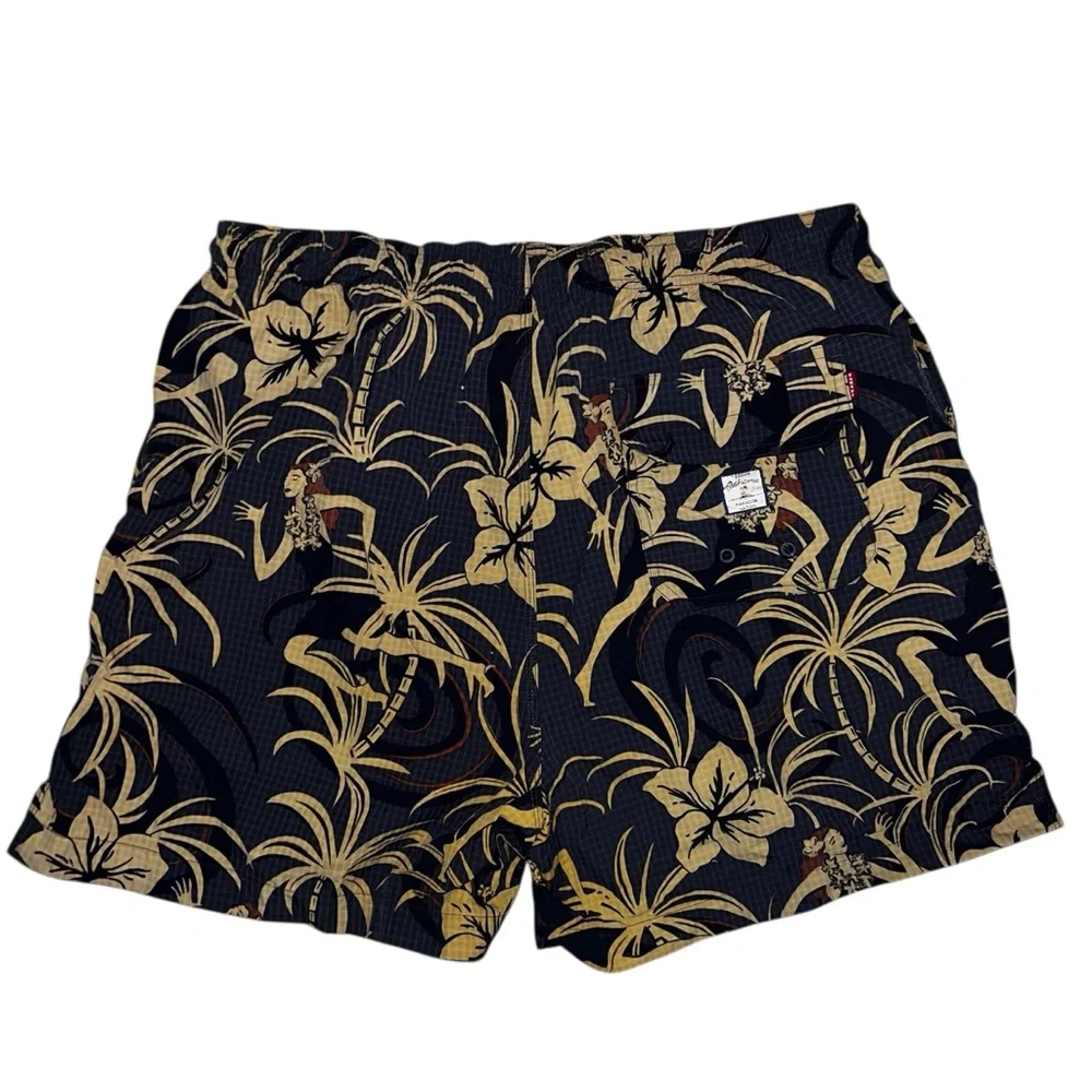 Tommy Bahama Swim Trunks Hawaiian Print Size Large